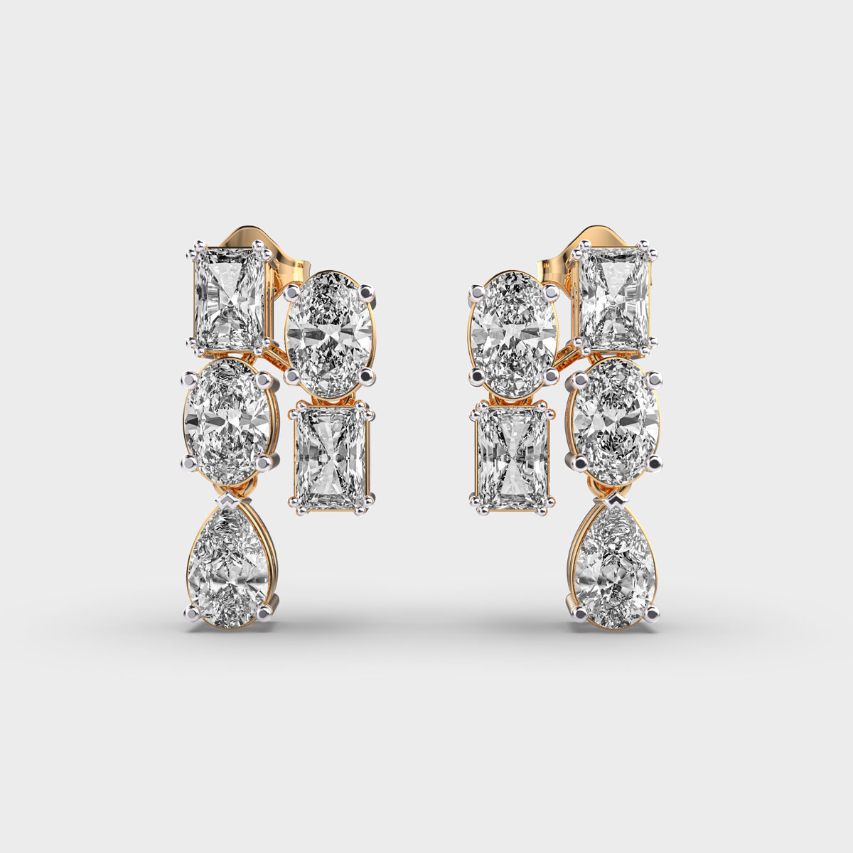 Uniquely Yours Diamond Earrings