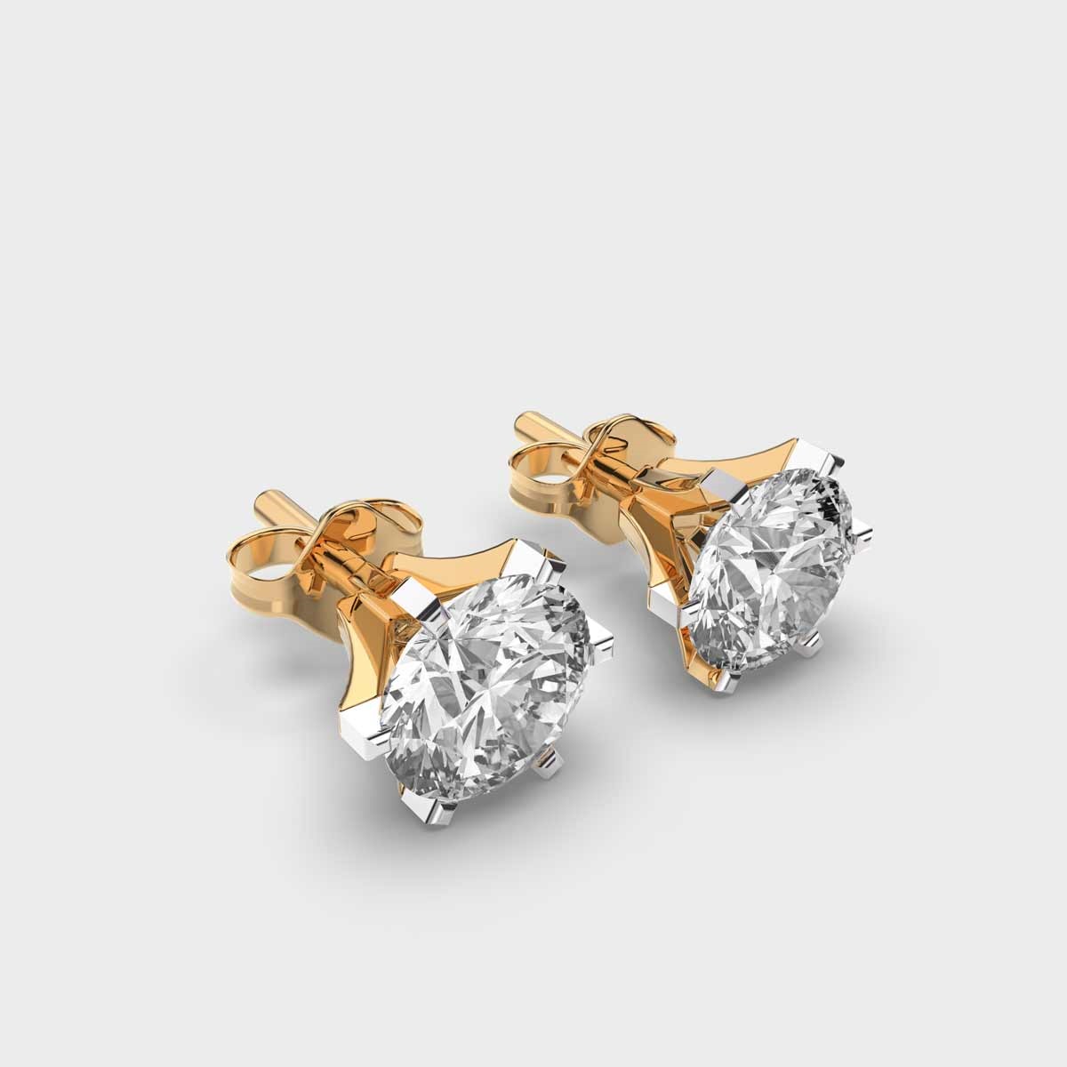 Aurora Diamond Studs