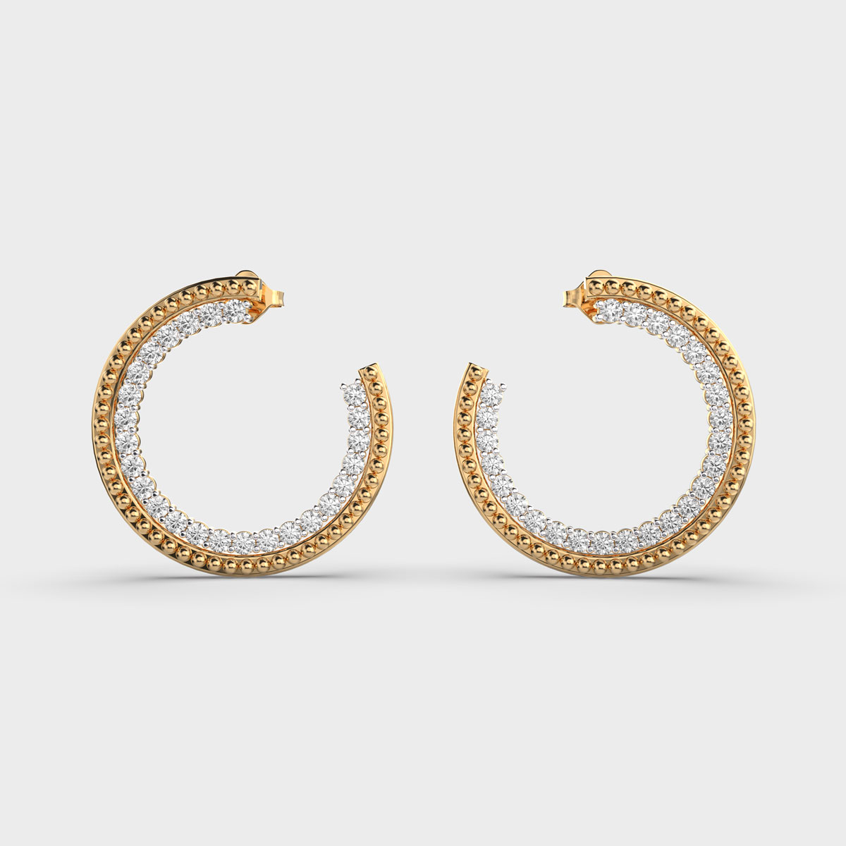 Intricate Moon Hoops