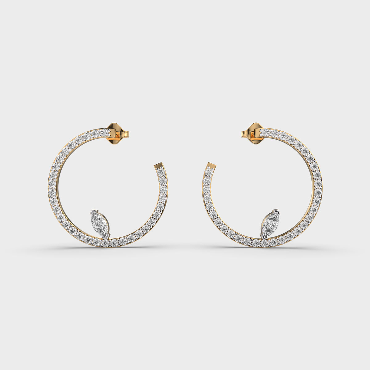 Luminous Luxury Hoops