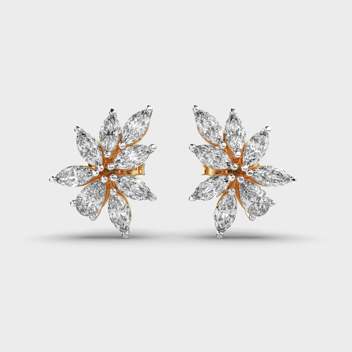 Marquise Brilliance Fusion Studs