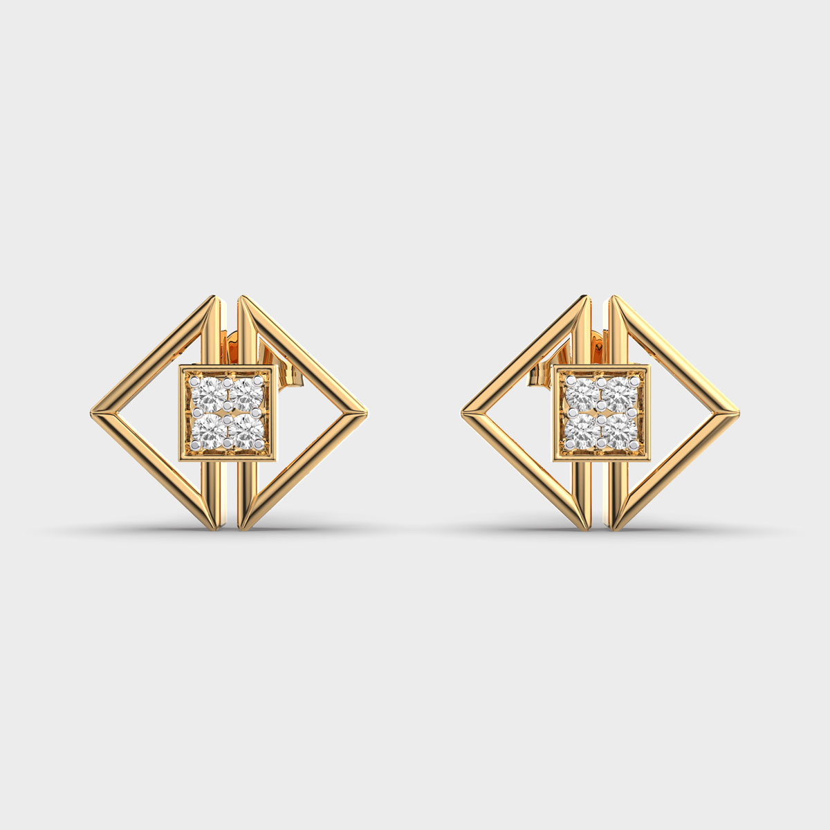 Twin Triangle Studs