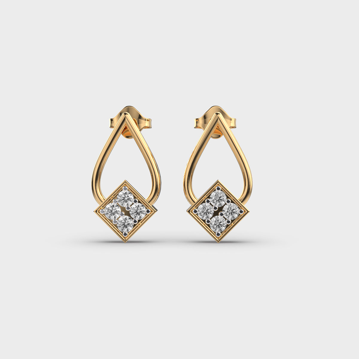 Teardrop Grace Studs