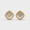 Spiral Courtyard Diamond Stud