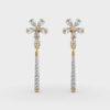 Mininamalist's Flower Diamond Earrings