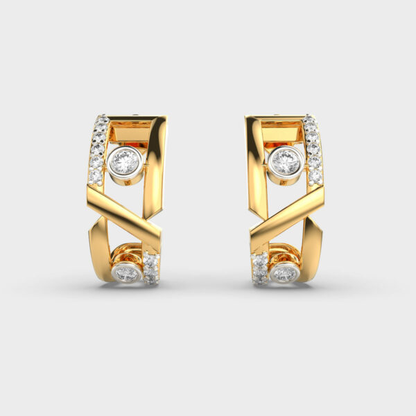 Artsy Brilliance Diamond Earrings