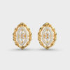 Spiralling Elegance Diamond Stud