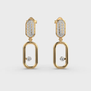 Modern Mingle Diamond Earrings