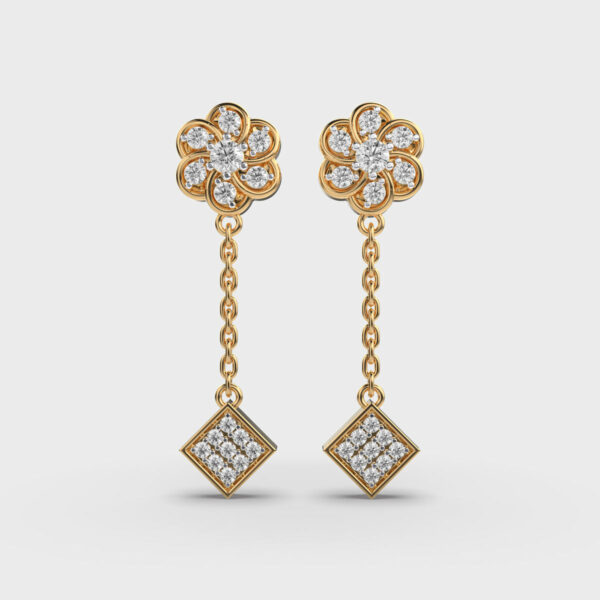 Serenade Swing Diamond Earrings