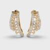 Sleek Radiance Diamond Earrings