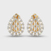 Clustered Drop Diamond Stud