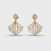 Stunning Bow Diamond Earrings