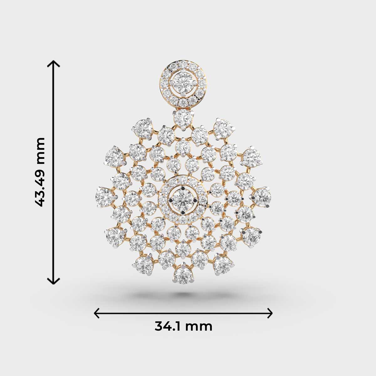 Sparkling Nebula Diamond Pendant