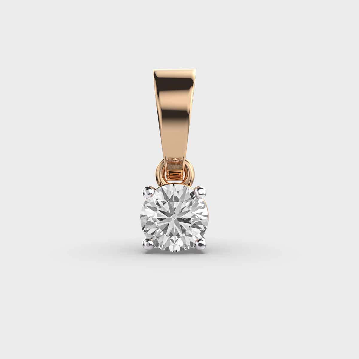 50 Cent Classic Solitaire Pendant