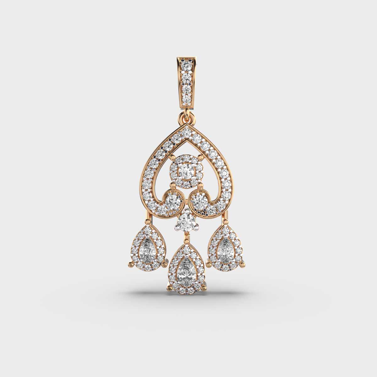 Vintage Vanity Diamond Pendant