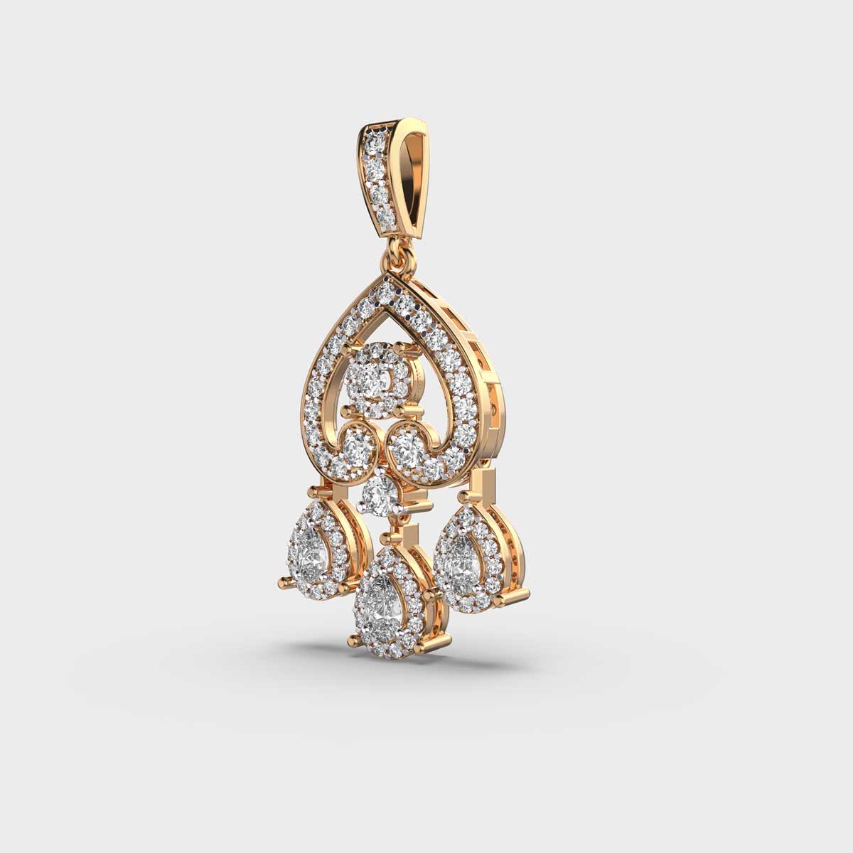 Vintage Vanity Diamond Pendant