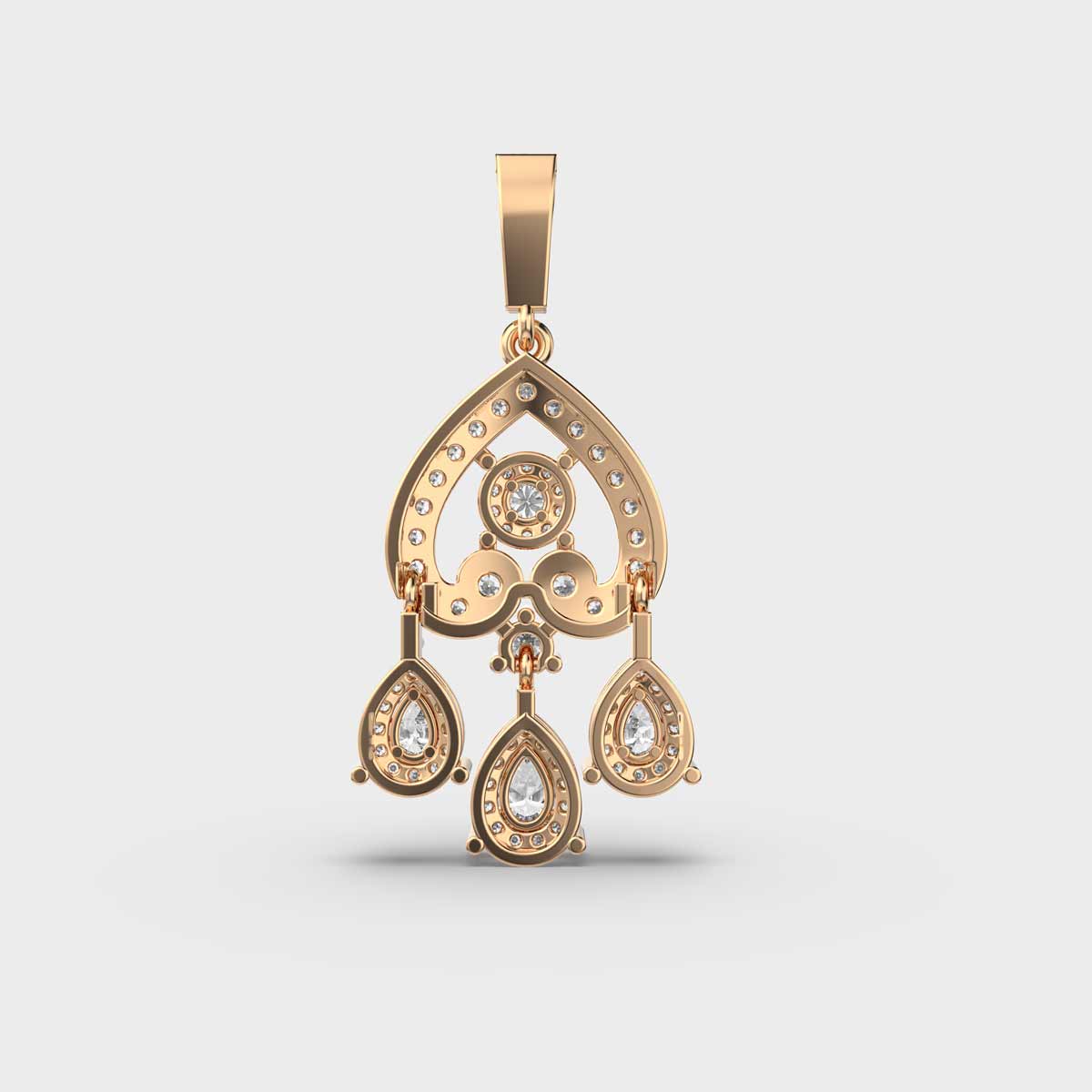 Vintage Vanity Diamond Pendant