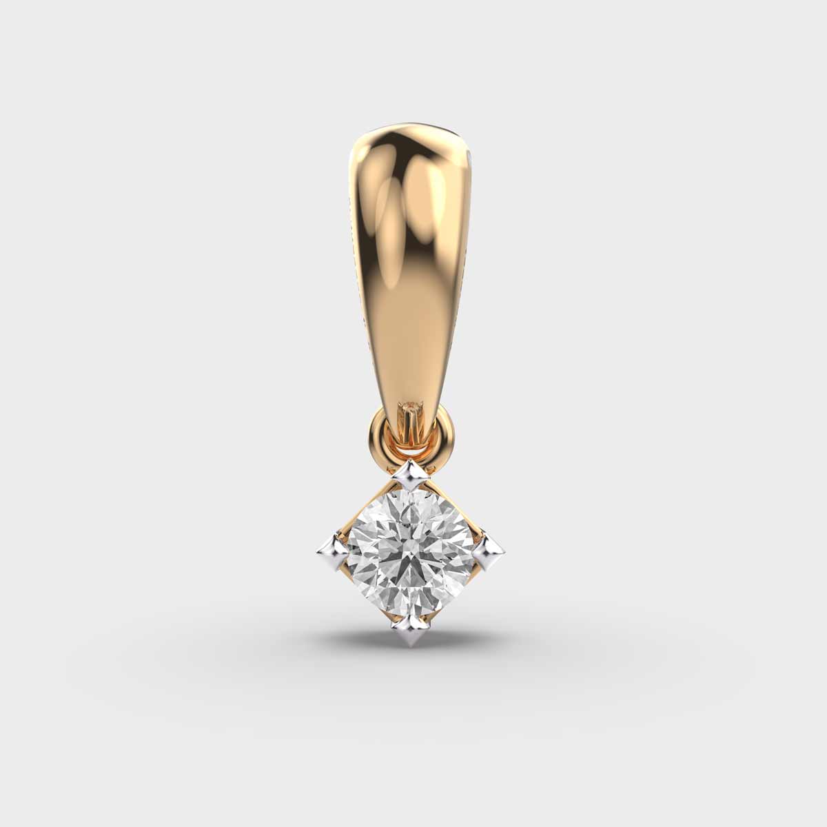 Hanging Solitaire Diamond Pendant