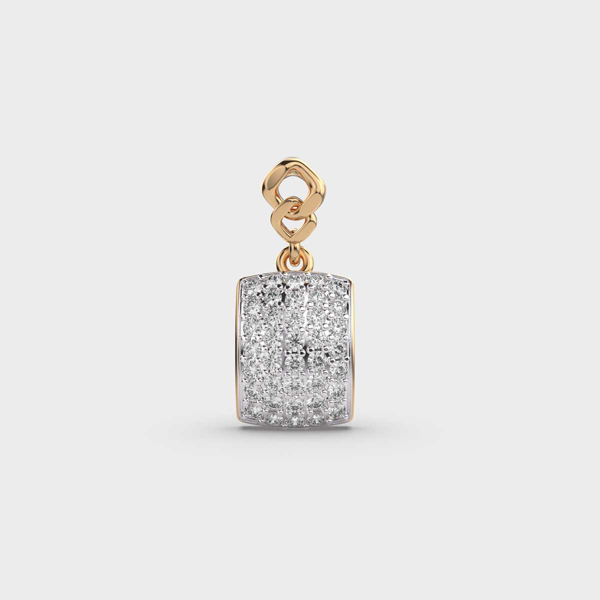 Elegant Qudra Diamond Pendant