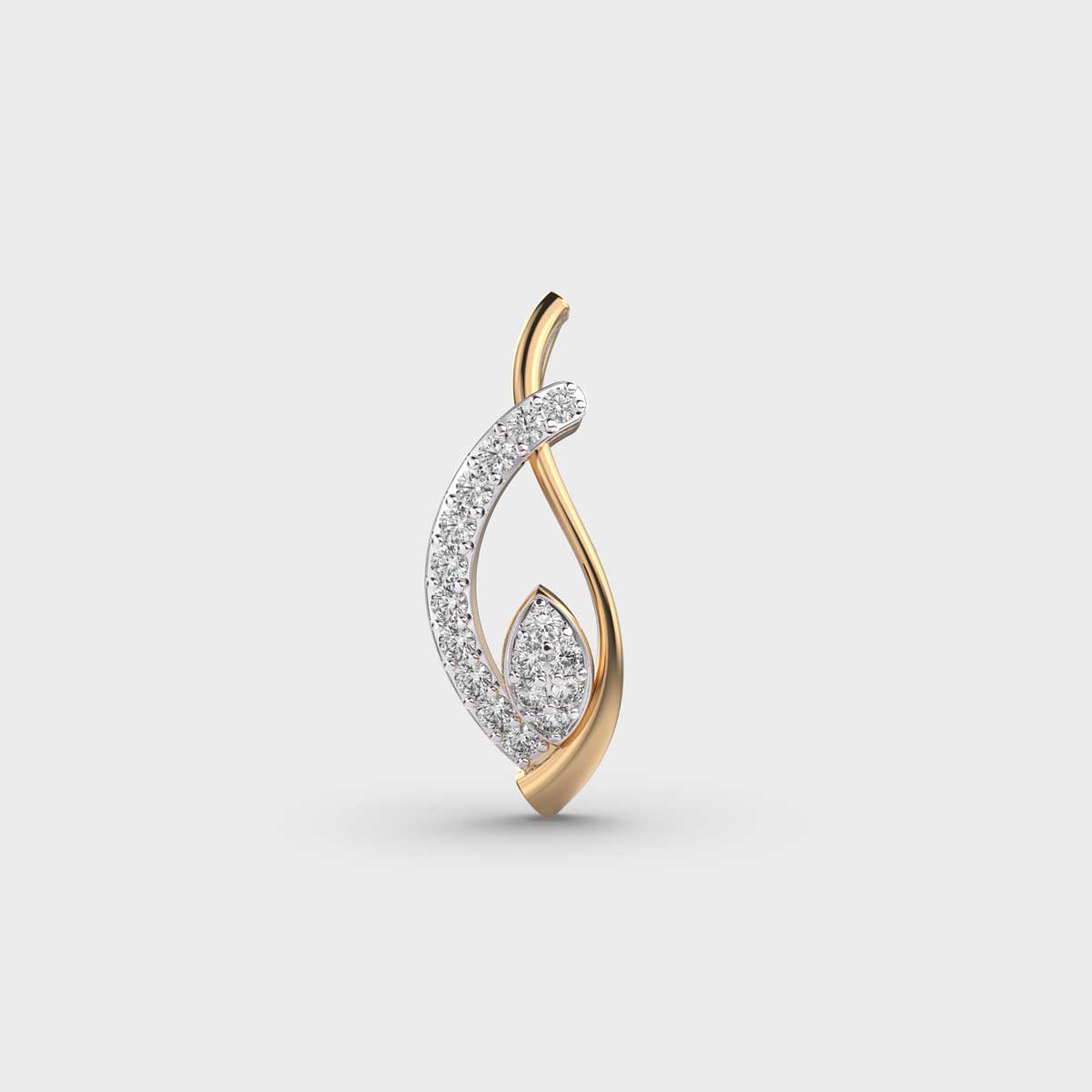 Sleek Glamour Diamond Pendant