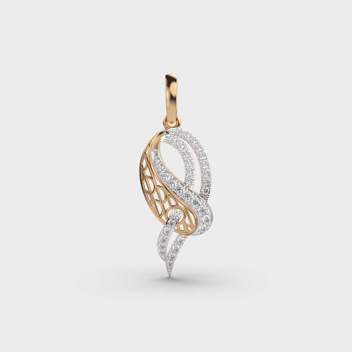 Twinning Cords Diamond Pendant