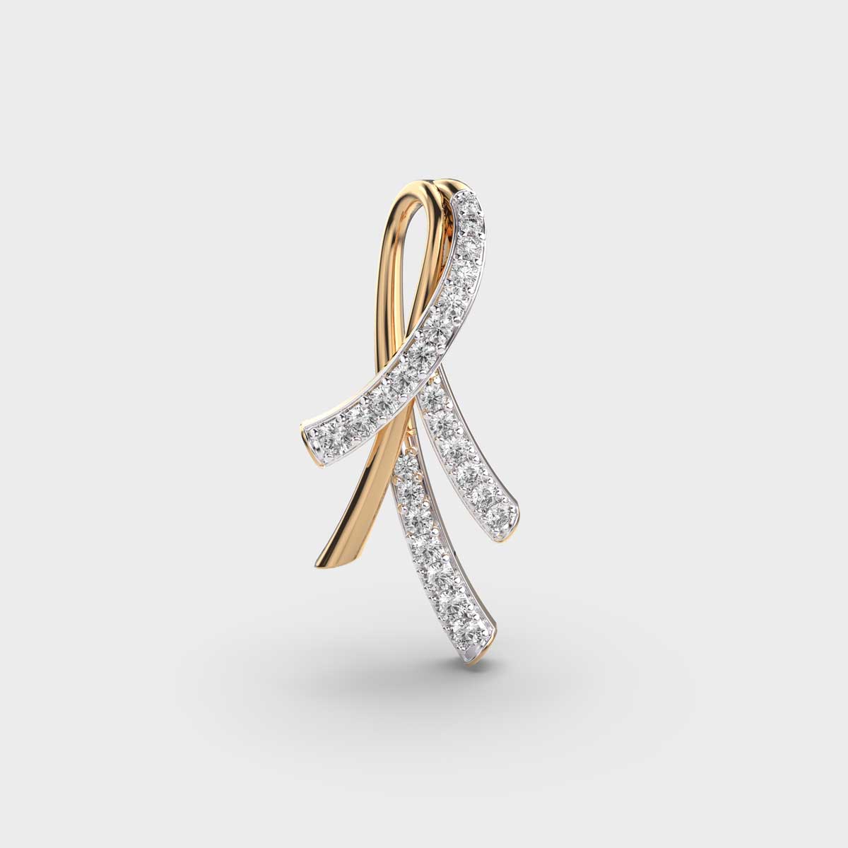 Ribbon Charisma Diamond Pendant