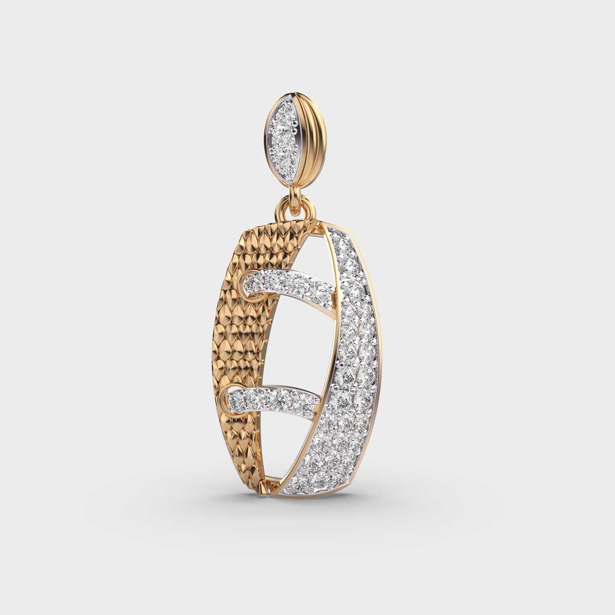 Bridged Serenity Diamond Pendant