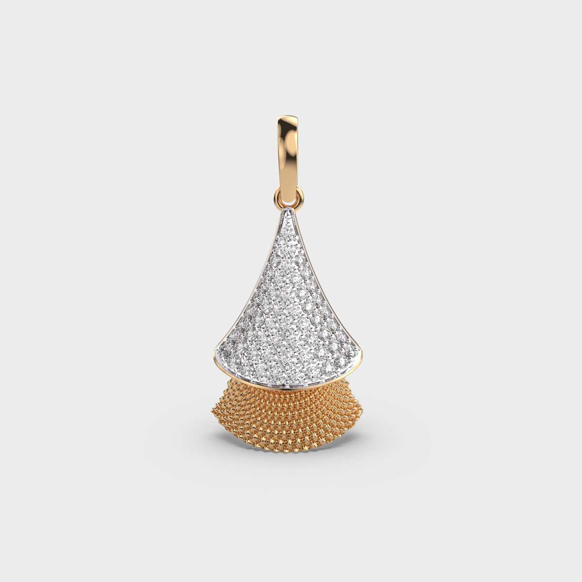 Trigonal Velvet Diamond Pendant