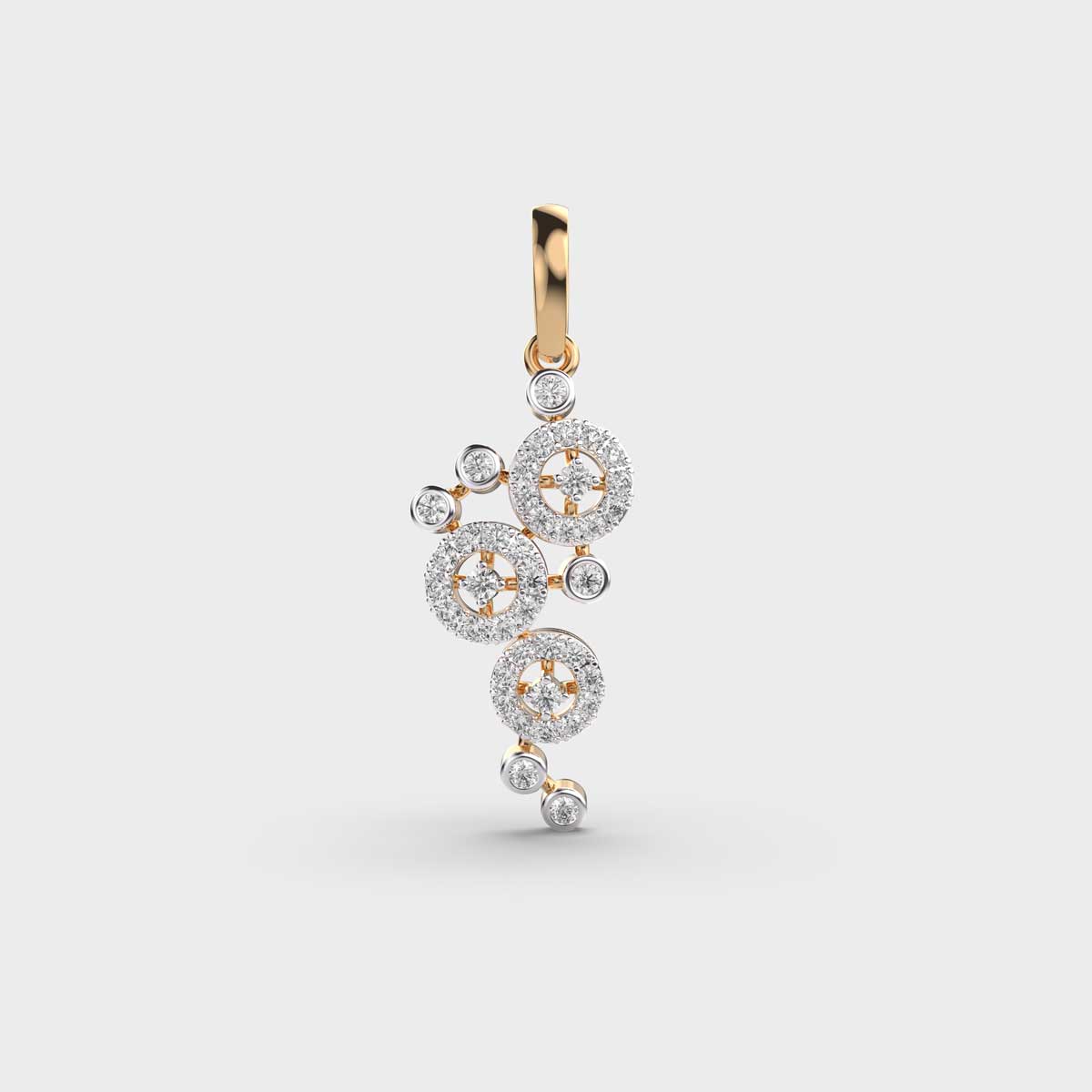 Stardust Cascade Diamond Pendant