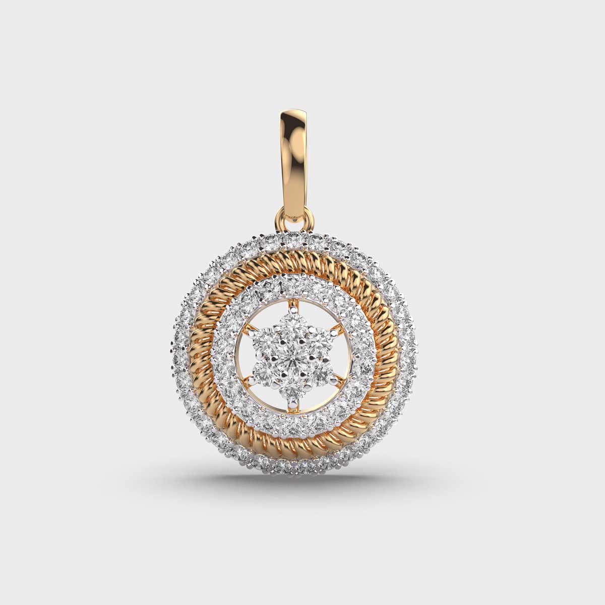 Synchronous Orbit Diamond Pendant