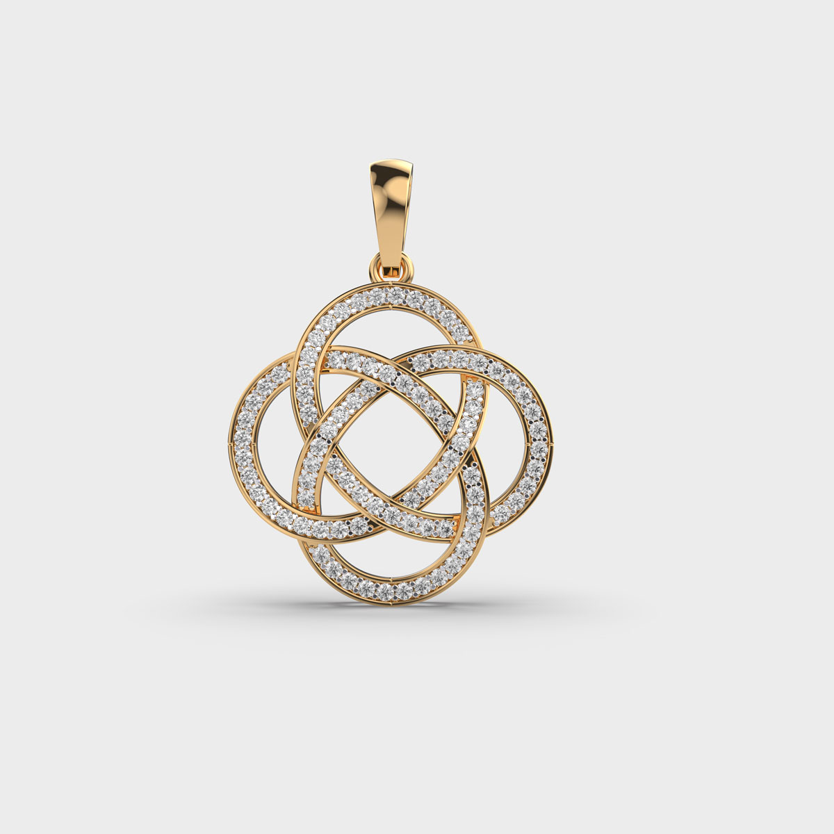 Twirling Circle Pendant