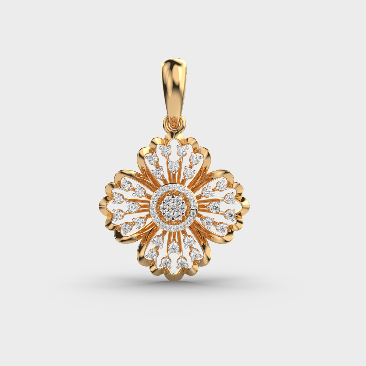 Serene Diamond Pendant (Without Chain)