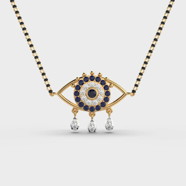 Starry Evil Eye Diamond Mangalsutra