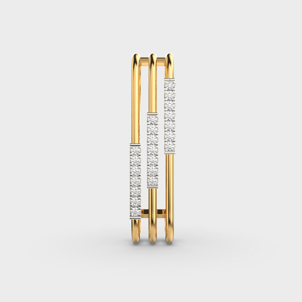 Linear Focus Diamond Pendant