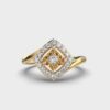 Quaint Quad Diamond Ring