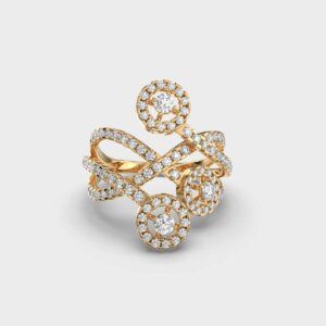 Twinkling Star Diamond Ring