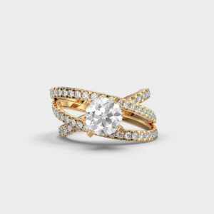 Celestial Solitaire Diamond Ring