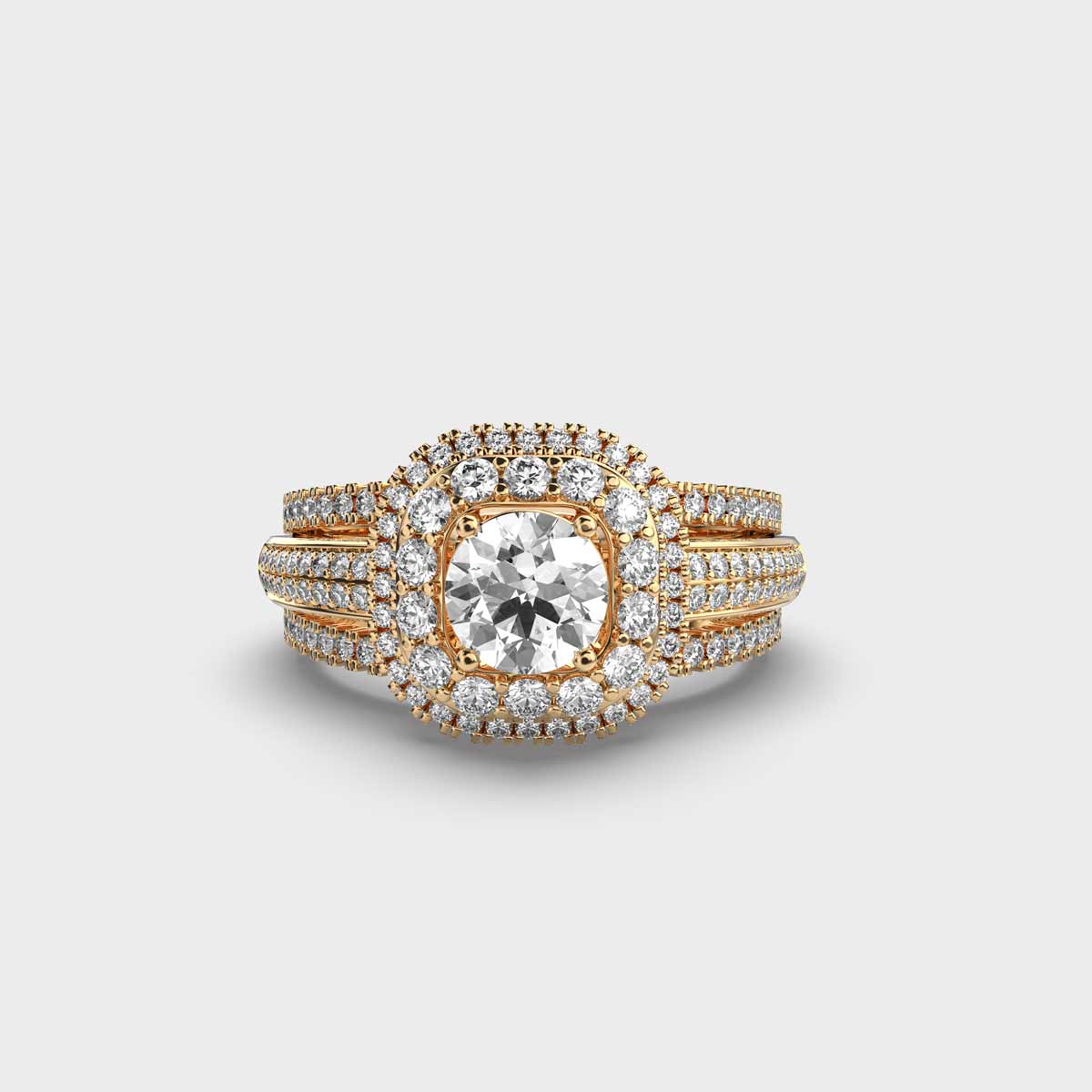 50 Cent Solitaire Alluring Ring