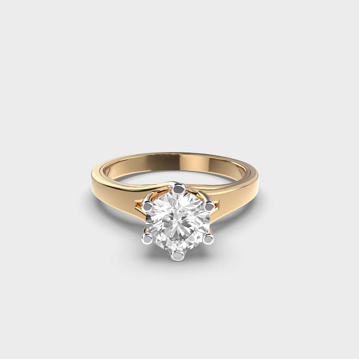 50 Cent Solitaire Ever Charming Ring