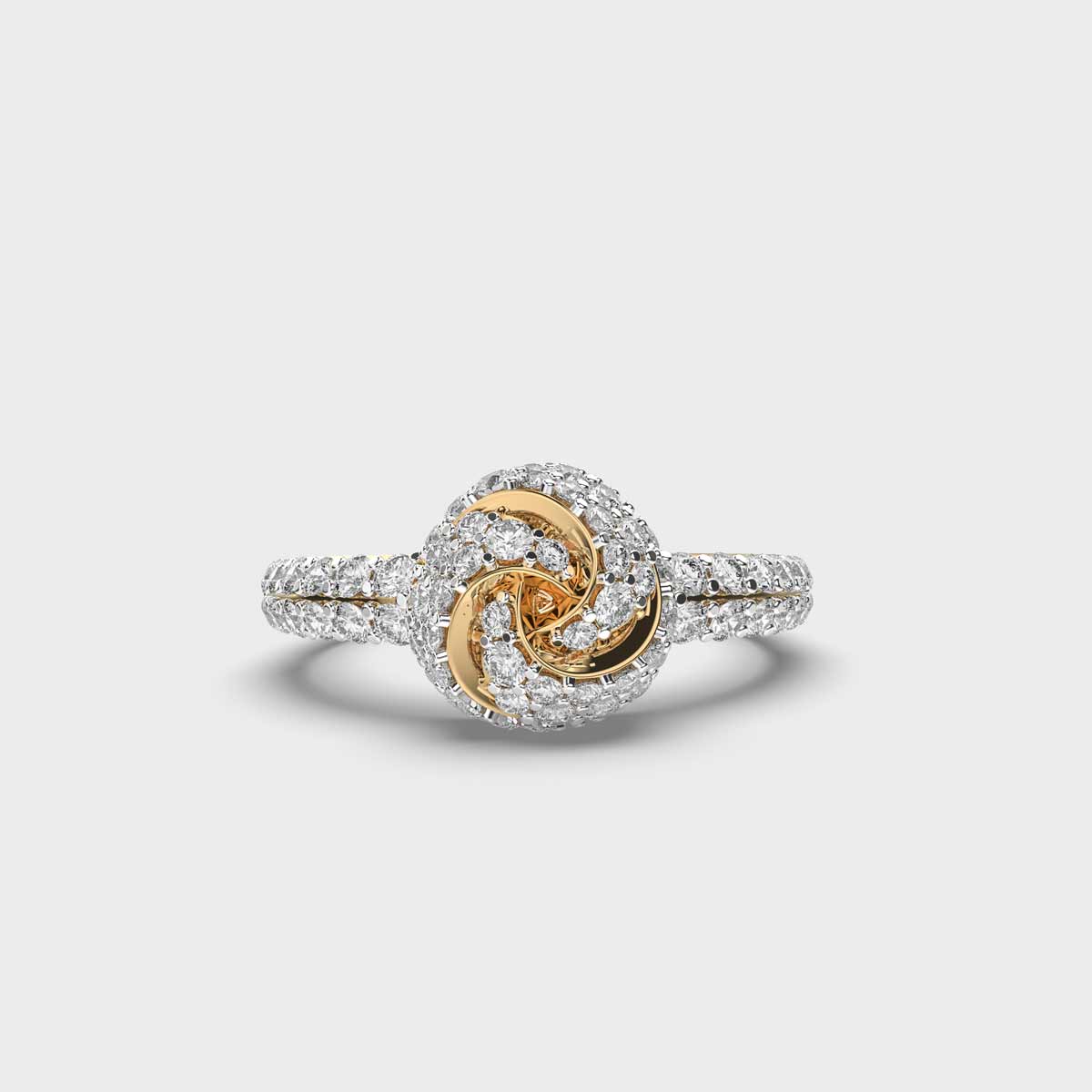 Crown Diamond Ring