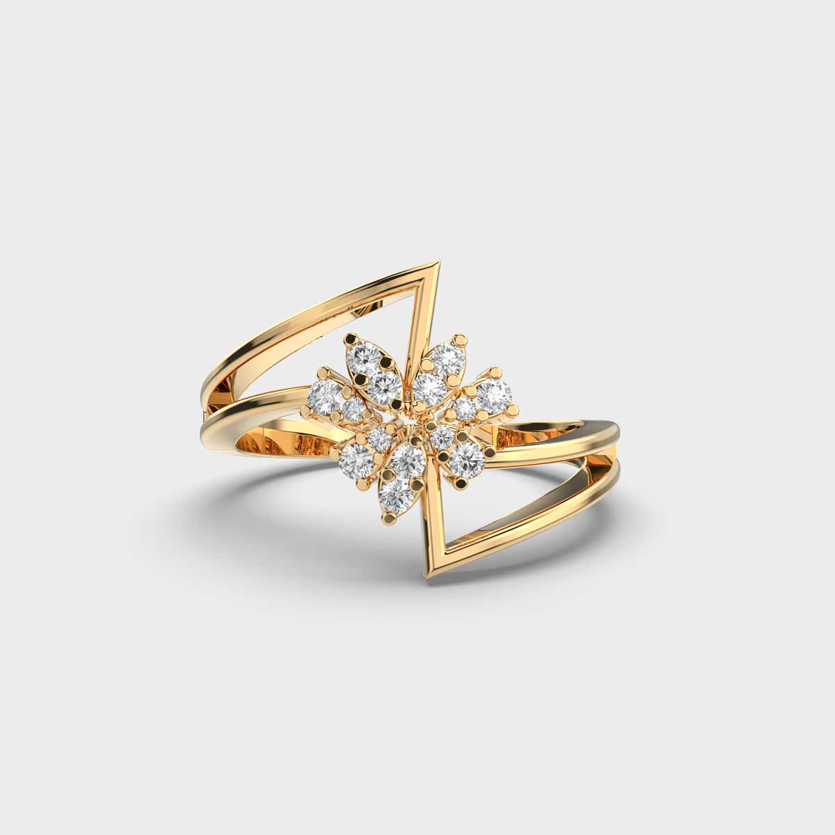 Shooting Star Diamond Ring