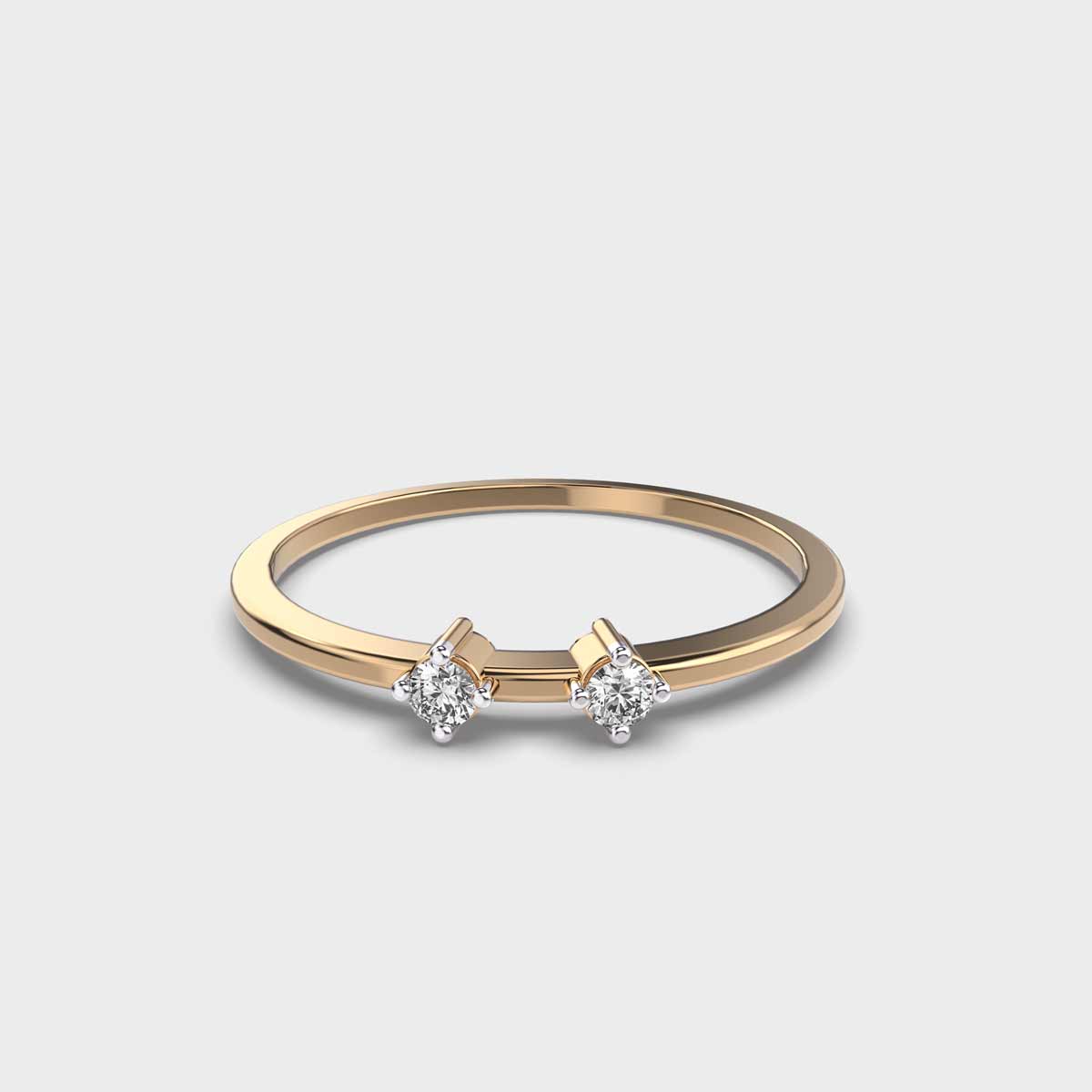 Dual Power Diamond Ring