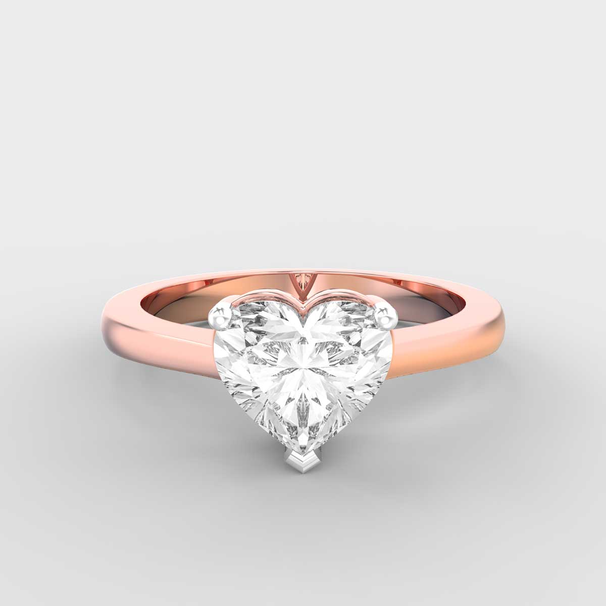 1 Carat Heart Diamond Ring