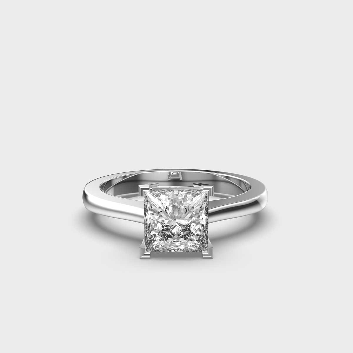 1 Carat Princess Diamond Ring