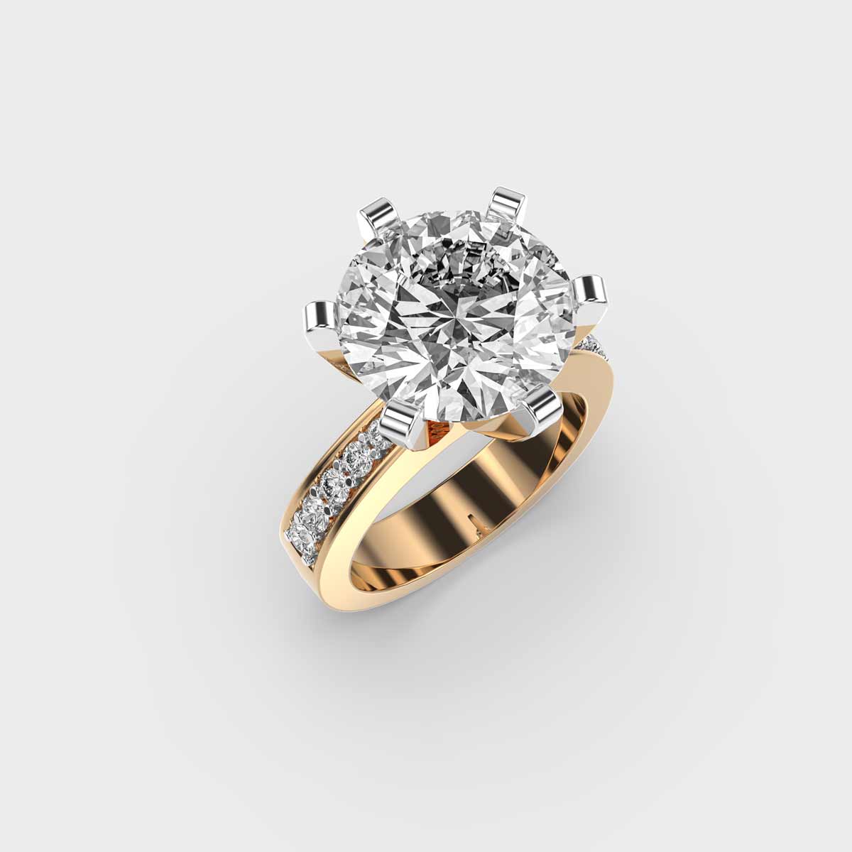 4 Carat Solitaire Ring