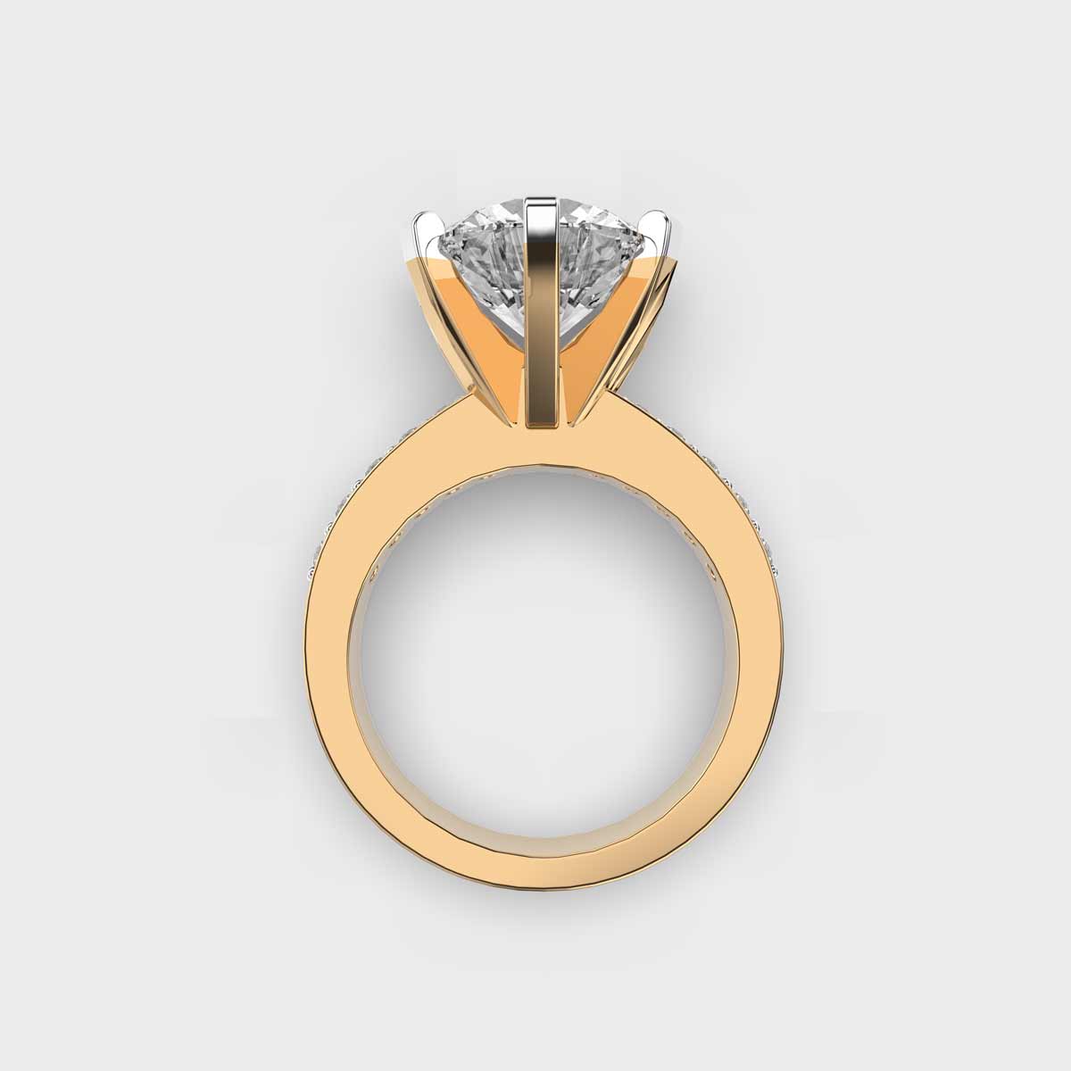 4 Carat Solitaire Ring