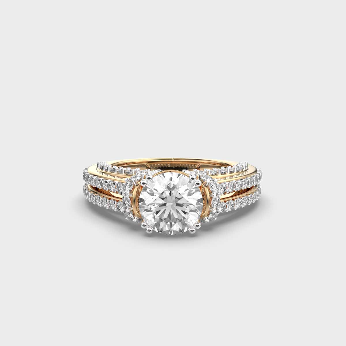 1 Carat Embellished Band Ring