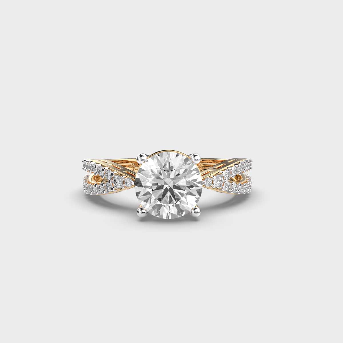 1 Carat Colluding Band Ring