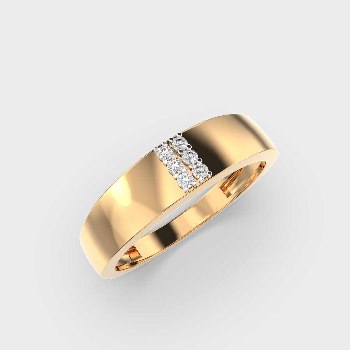 Dual Line Men's Ring