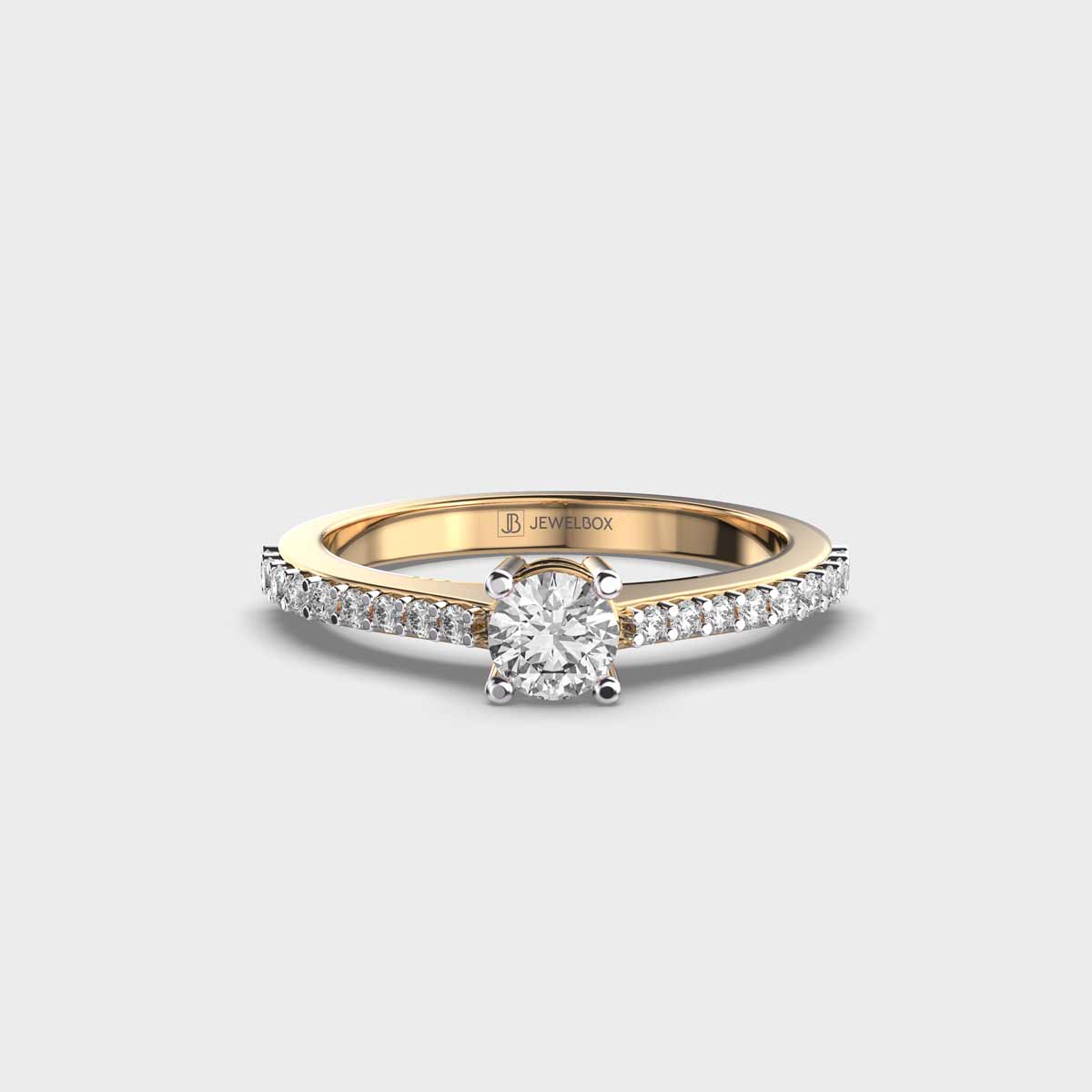 30 Cent Solitaire Ring